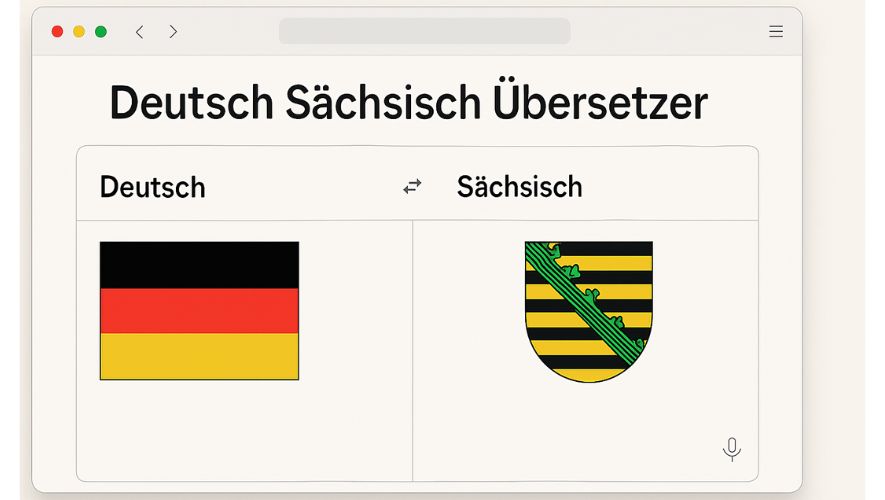 Deutsch Sächsisch Übersetzer